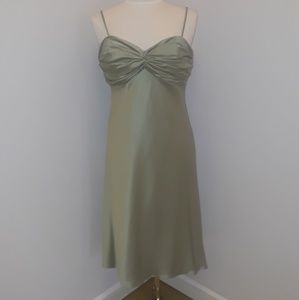 Pale Green Tea Length Formal Dress Size 6